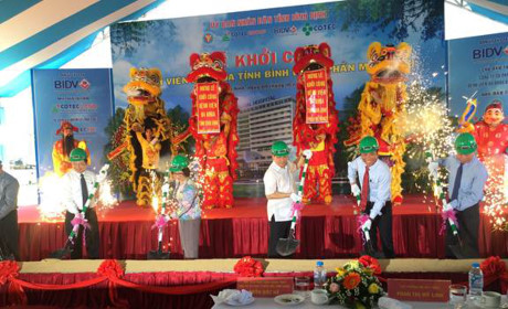 Commencement of the construction of hospitals in Binh Dinh Province